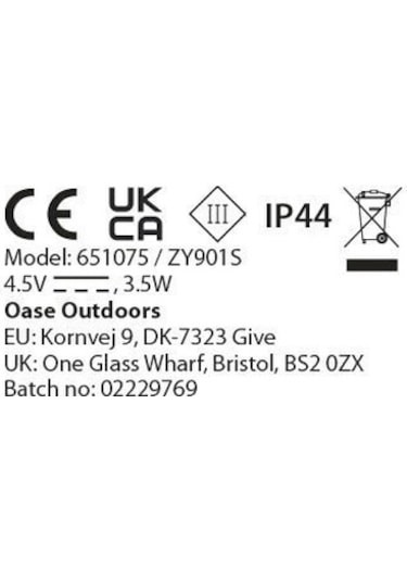 Outwell Carnelian 250 Lümen Kamp Lambası Gri