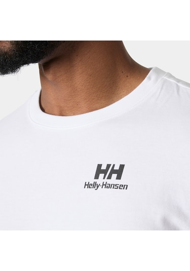 Helly Hansen Core Graphic Erkek T-shirt-32486 Beyaz