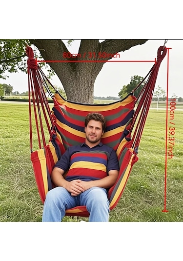 Elmpaly Büyük Siyah Çizgili Hamak Sandalye Dayanıklı Kumaş Kamp Sarkıt Salıncak Keyifli Outdoor Abanoz - Beyaz Elmpaly Büyük Siyah Çizgili Hamak Sandalye Dayanıklı Kumaş Kamp Sarkıt Salıncak Keyifli Outdoor Abanoz - Beyaz