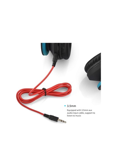 Dofolink Siyah-kırmızı Fırlatılabilir Spor Kulaklığı: Kablosuz Bluetooth, Mikrofon, Radyo Ve Kart Okuyucu Özellikli 4'ü Bir Arada Stüdyo Kulaklığı