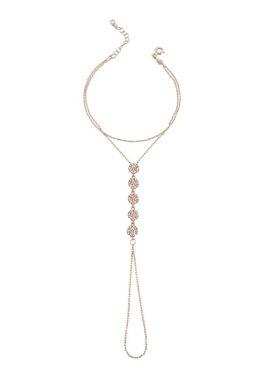 925 Ayar Gümüş Rose Sıra Kar Taneleri Şahmeran - 45100302 Rose Gold