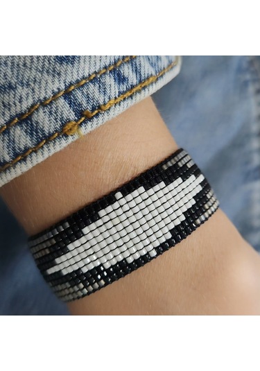 Harmel Jewelry Miyuki Grey Bileklik Çok Renkli