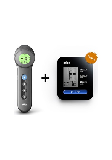 Braun BNT400 Temassız Ateş Ölçer + BUA5000 Tansiyon Ölçer