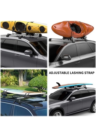 Pazly Sağlam Kilitli Dayanıklı Bağlama Kayışı - Motosiklet, Bagaj, Sörf Tahtası İçin