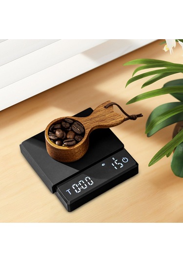 Suntek Mutfak Kahve Terazisi Yeni Eve Taşınma Hediyeleri Siyah Siyah