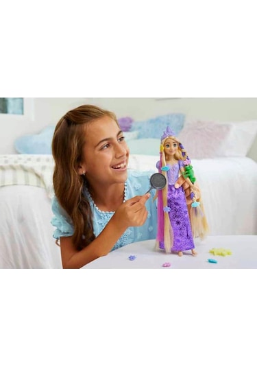 Mattel Prenses Renk Değiştiren Sihirli Saçlı Rapunzel Hlw18