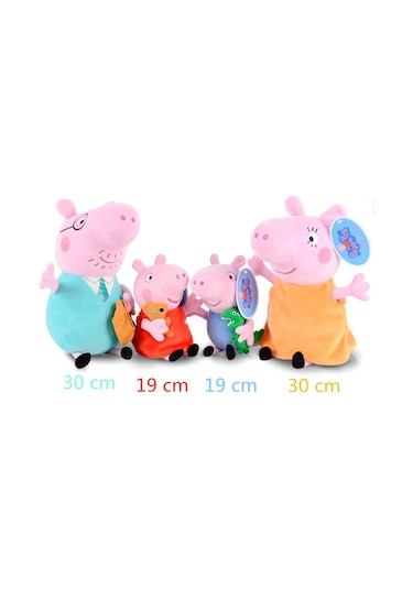 Peppa Pig Family Ve Peppa Pig Ailesi Peluş Oyuncak
