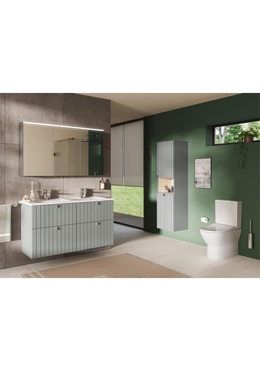 VitrA Core Dolaplı Ayna 120 Cm 66913 Krom