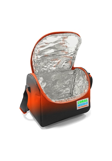 Coral High Kids Turuncu Gri Renk Geçişli Thermo Beslenme Çantası 11748