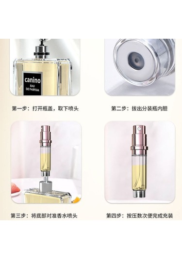 Wezone Gümüş Renkli 5ml Mat Koku Fişeği - Alttan Doldurulabilir, Taşınabilir, Tekrarlı Kullanım - Hediyelik Mini Boş Şişe