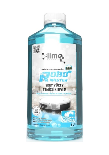 Lime Cleaner Robo Master Akıllı Robot Yüzey Temizleyici Robot Deterjanı Okyanus Ferahlığı 1 L