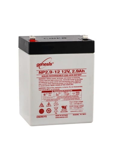 Genesis Np2.9-12 12v 2.9 Ah Bakımsız Kuru Akü