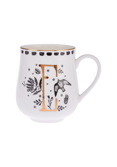 Emsan Artisan E Letter New Bone Kupa 220 Ml