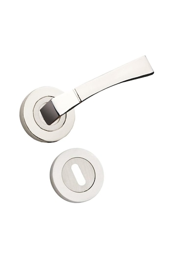 Hira Babil Nikel Saten Rozetli Kapı Kolu Alüminyum (444859582)