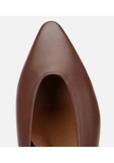 Hotiç Kadın Deri Bordo Sivri Burunlu Babet 01ayh312460a410 01ayh312460a410 Bordo