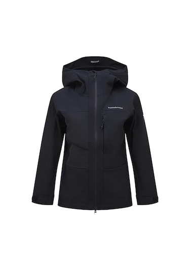 Peak Performance Peak Performance Ascent Softshell Kadın Montu 001 Siyah