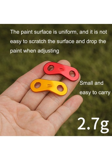 10 Adet Açık Kamp Alüminyum Alaşımlı Dürbün Rüzgar Halatı Toka Gölgelik Çadır Çekme Halatı Durdurma Ayar Parçası Gümüş