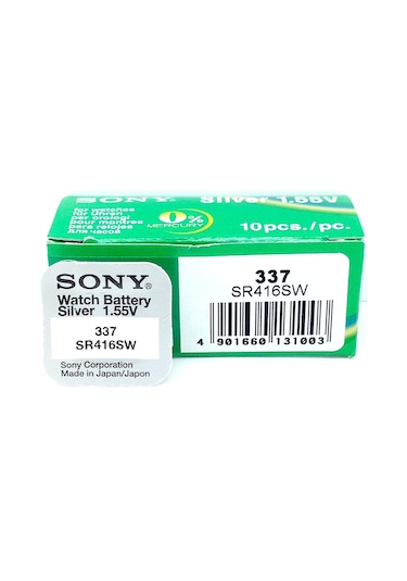 Sony 337 SR416SW Saat Pili 10'lu