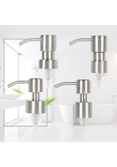 Sh-p6 24-410 -1cc-12 Stilleri 304 Paslanmaz Çelik El Sabunu Sıvı Dağıtıcı Memesi Banyo Mutfak Köpük Sabun Ürünleri Banyo Aksesuarları