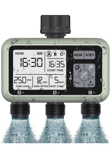 3 Çıkışlı Elektronik Su Zamanlayıcı