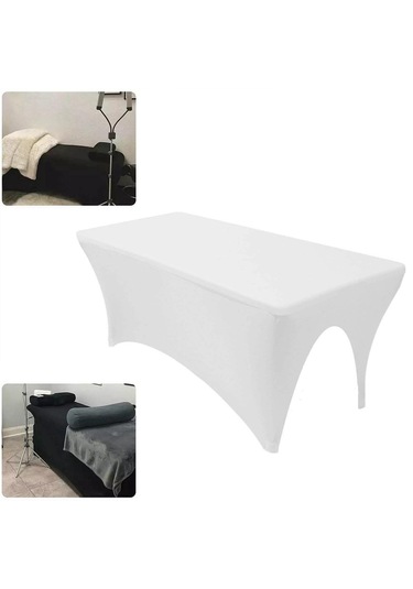 Dolıty Yatak Örtüsü Profesyonel Kirpik Uzatma Masaj Beyaz