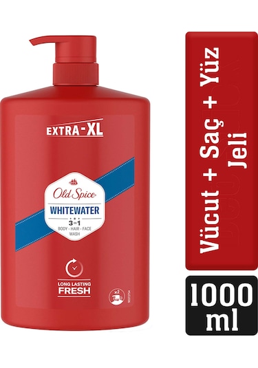 Old Spice Whitewater Erkekler İçin Duş Jeli Ve Şampuan 1 L