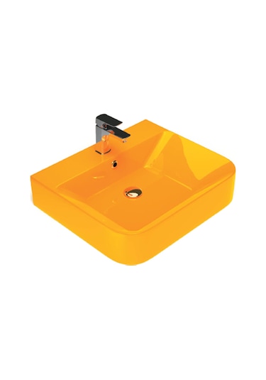 Paluci Mia Matt Hardal Sarısı Çanak Lavabo