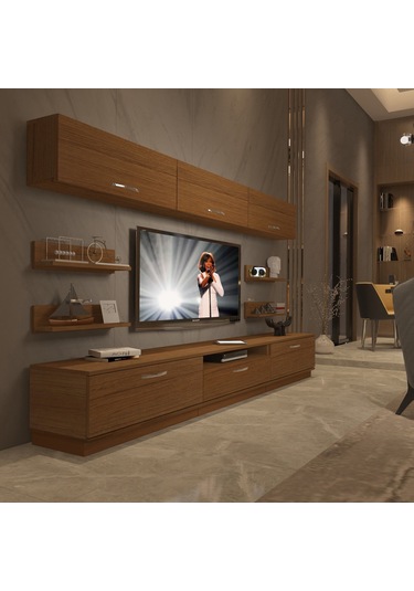 Decoraktiv Trendstyle 8y Mdf Tv Ünitesi Tv Sehpası Ceviz
