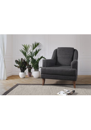 Madrid Berjer Keten Antrasit Antrasit