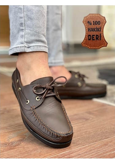 Muggo Dexter Hakiki Deri Erkek Günlük Klasik Casual Ayakkabı