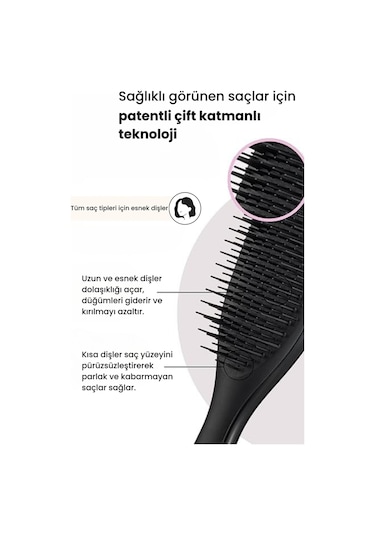 Ultimate Detangler Mini - Black-5060926684406