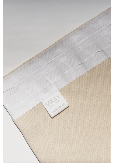 Olea 140x270 Cm 2 Adet Fon Perde Ekru
