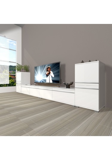 Decoraktiv Eko 9220t Mdf Tv Ünitesi Tv Sehpası Beyaz