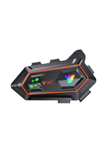 Y20 2x 1000m Telsiz Mesafeli 2 Kişi Bağlantılı Bluetooth Kas Tdrtr