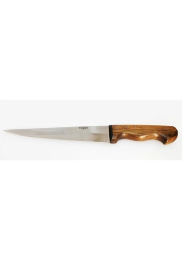 Küçükata Bursa İnce Sivri Kasap Bıçağı No:5, 23 Cm - Ahşap Sap Çok Renkli