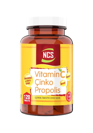 Ncs Vitamin C Çinko Propolis 120 Tablet 2 Adet