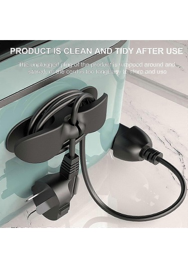 Kablo Sarıcı Yönetim Kelepçesi Tutucu Kablo Düzenleyici Alet Mutfak Depolama -