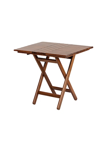 Atina 60X80 Katlanabilir Ahşap Bahçe Balkon Masası