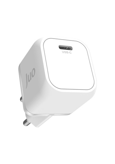 Juo 20W GaN USB-C iPhone & iPad & Android Uyumlu PD QC4.0 Type-C Hızlı Şarj Cihazı Beyaz