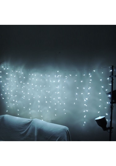 Sunlight Saçak Led Perde Aydınlatma 2M İç Mekan Sarkıt Beyaz