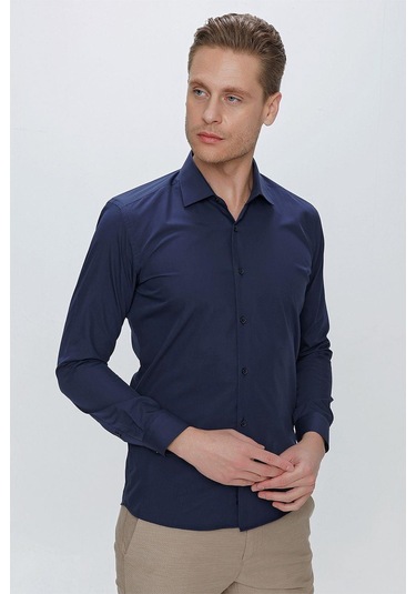 Gk 649 Lacivert Altro Gömlek Lacivert