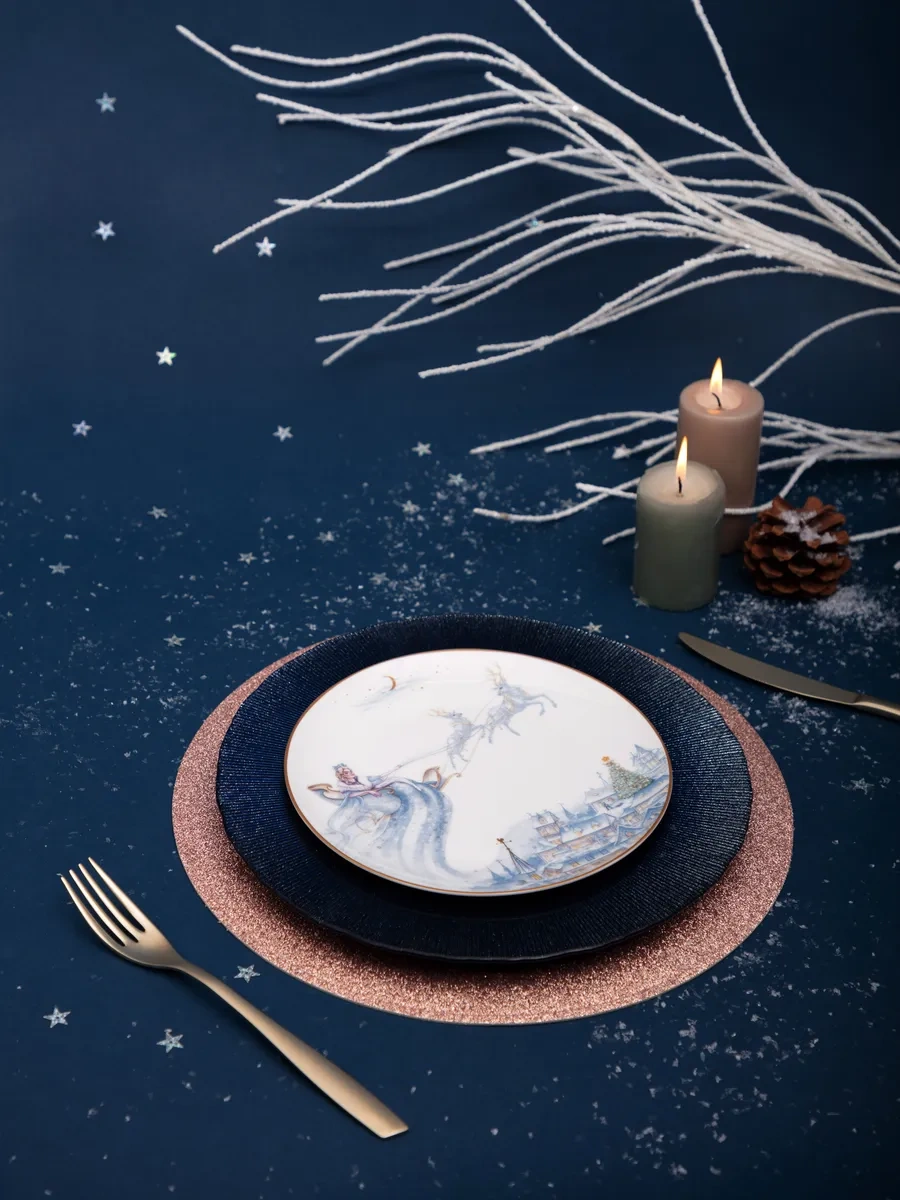 Lefard Çerez Tabağı "kar Kraliçesi" 20.5 Cm 268341894 Beyaz