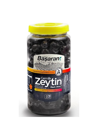 Başaran Gemlik Yağlı Süper Siyah Zeytin 1 KG