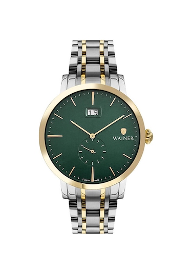 Wainer Quartz Erkek Kol Saati Wa.01881-f Altın - Mavi