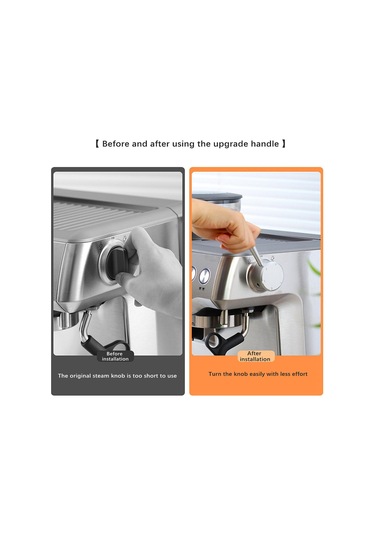 Homyl Kahve Makinesi Buhar Kolu Anahtarı Düğmesi Için Yedek Düğme Gümüş