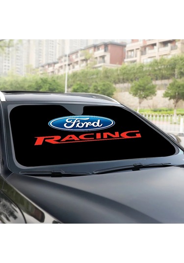 Goldenqian F-ford Mustang Otomatik Cam Güneş Gölge Kişiselleştirilmiş Resim Bloğu Uv Işınları Güneşlik Koruyucu Araba Güneşliği Z1