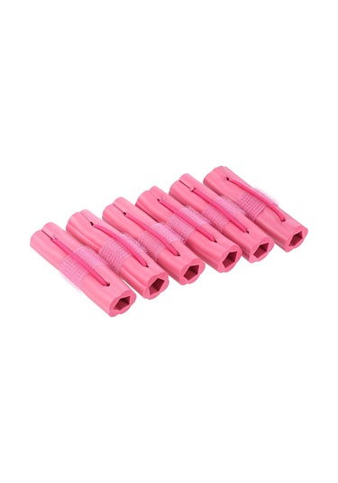 Teltree 6 Adet Yumuşak Saç Kıvırma Rulosu - Uyurken Kullanılabilir, Zararsız Dıy Saç Şekillendirme Aracı