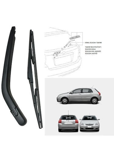 Toyota Corolla Arka Silecek Kolu Corolla Arka Silecek Kapğı 02-07