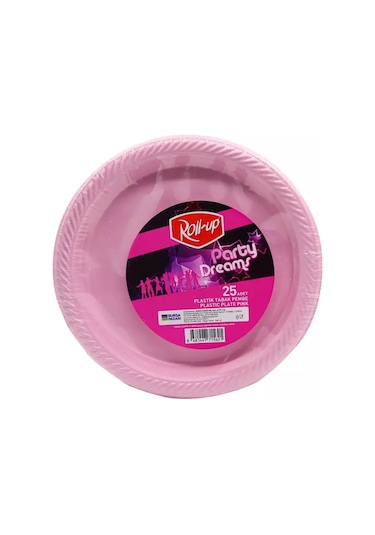 Roll Up Party Dreams Pembe Plastik Tabak 25li Pembe
