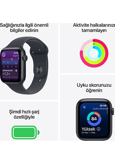 Apple Watch SE 3 Gps 40 MM MEH94TU/A Akıllı Saat (Distribütör Garantili)